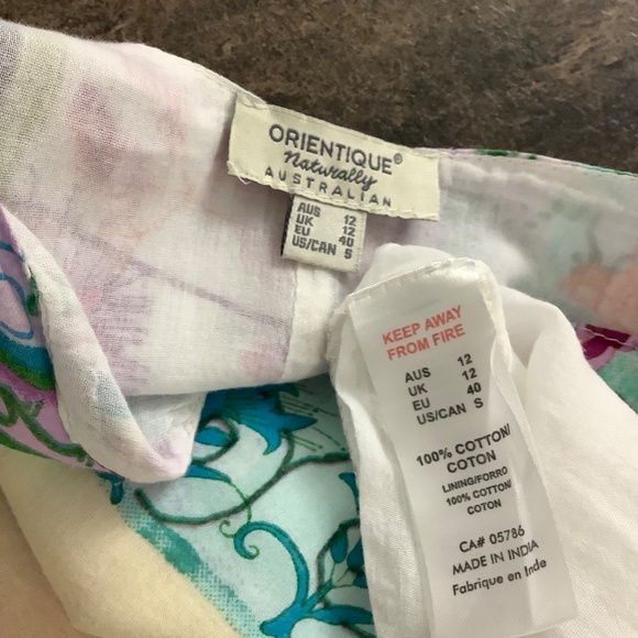 Orientique Light Cotton Dress fits MEDIUM - Picture 8 of 11